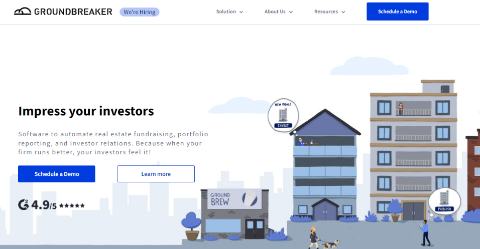 Janover Connect's homepage screenshot